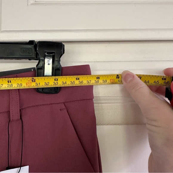 NWT | Size 4R | Express Columnist Mid Rise Ankle Pants Ginger Pink - Picture 9 of 11